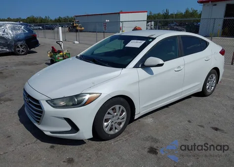 2018 Hyundai Elantra Se from USA, damaged, VIN 5NPD74LF4JH341703